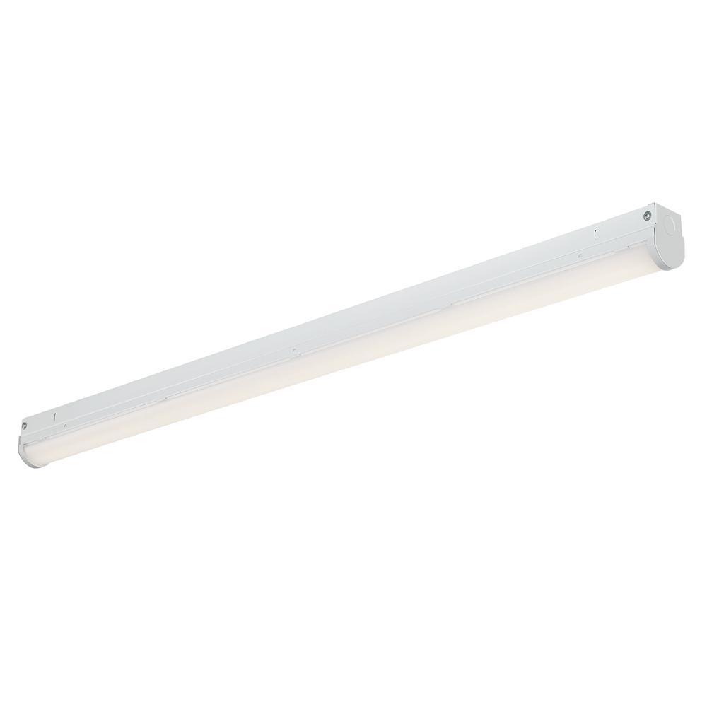 4 ft. 300-Watt Equivalent Integrated LED White MV 5,069 Lumens Linear Strip Light, 5000K - Super Arbor