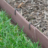 20 ft. Premium Brown Composite Edging - Super Arbor