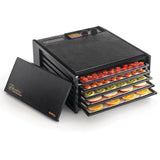 5-Tray Black Electric Food Dehydrator with Variable Temperatures and 26-hour Timer and Automatic Shut Off