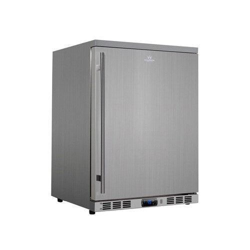 KingsBottle 140-Can Capacity (4.34-cu ft) Commercial Stainless Built-In/Freestanding Beverage Center