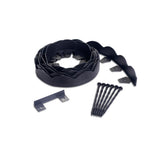 ProFlex 2 in. x 100 ft. Red Polyethylene Scalloped Woodgrain  No-Dig Edging Kit