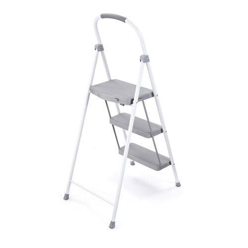 Rubbermaid RMS-3 3-Step Steel Step Stool, 225-pound Capacity