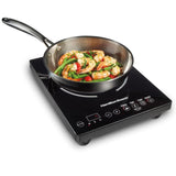 Single Burner 10 in. Black Induction Cooktop