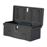 13.5 in. x 15 in. x 32 in. Matte Black Plastic All-Purpose Truck Tool Box Chest - Super Arbor