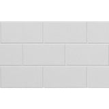 Everyday Subway Tile 36 in. x 36 in. x 80 in. 1-Piece Shower Stall with Center Drain in White - Super Arbor