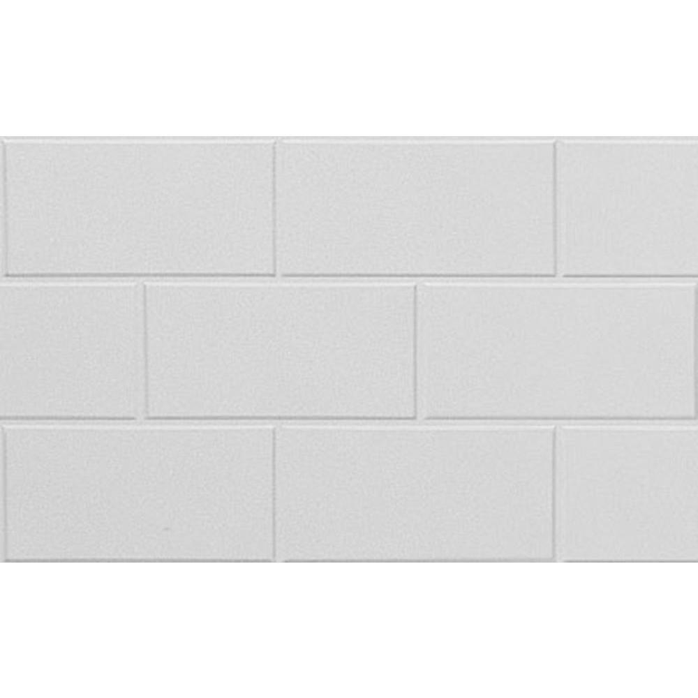 Everyday Subway Tile 60 in. x 32 in. x 80 in. 1-Piece Bath and Shower Kit with Left Drain in White - Super Arbor