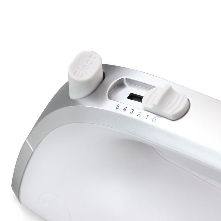 Better Chef 6-in Cord 5-Speed White Hand Mixer