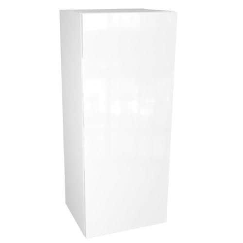 Cambridge 21-in W x 36-in H x 12-in D Glossy White Engineered Wood Door Wall Stock Cabinet