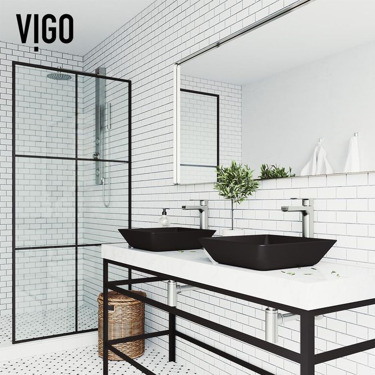 VIGO Black Roma Rectangular MatteShell Glass Bathroom Vessel Sink