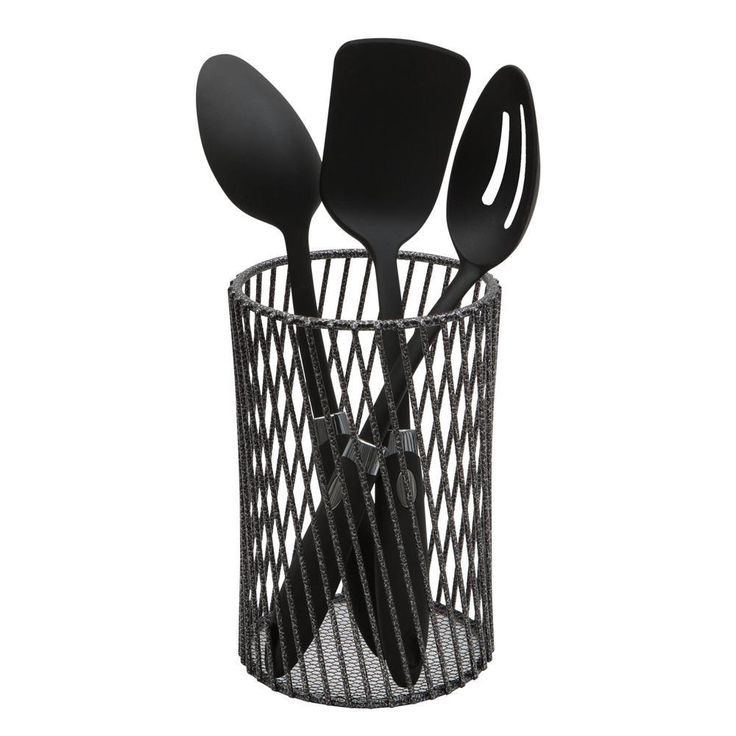 Speckled Cutlery Basket in Grey