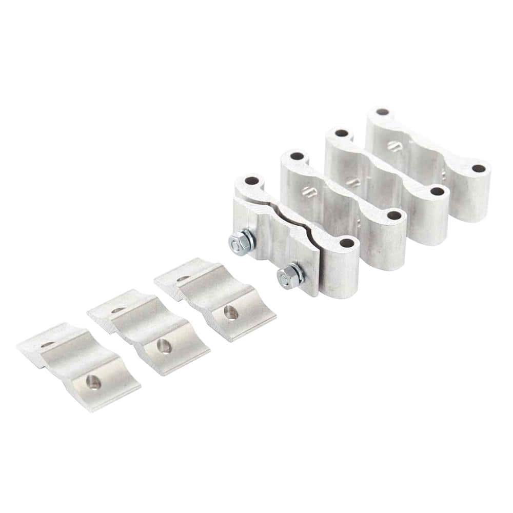 AFCO Aluminum Hurricane Brackets for 6 in. Endura-Aluminum Fluted Round Columns