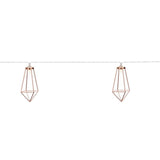 12 ft. 10-Light Battery Operated  Metal Indoor Integrated LED String Lights