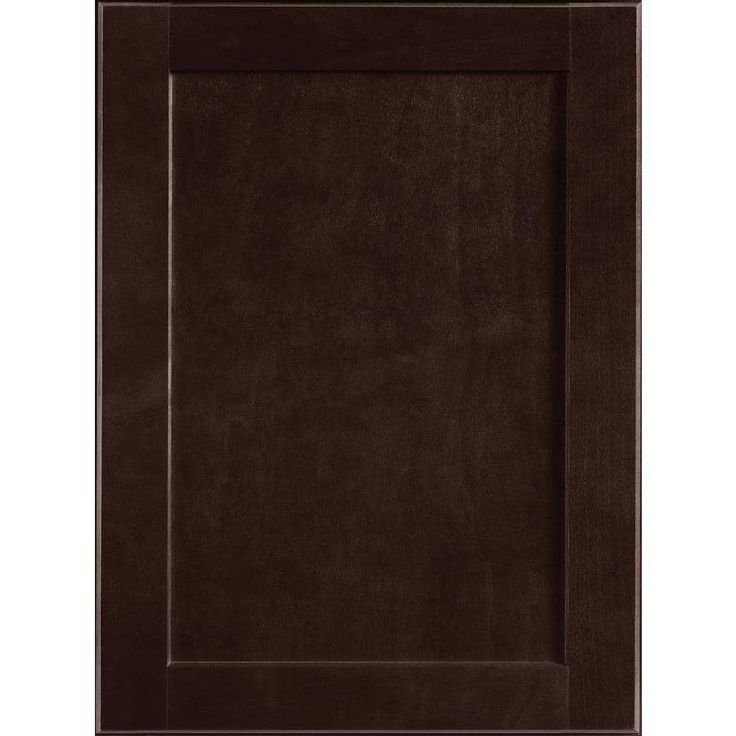 Hampton Bay Shaker 12 in. W x 12 in. D x 42 in. H Assembled Wall Kitchen Cabinet in Java