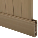 Veranda 6 ft. H x 8 ft. Aged Cedar Vinyl Privacy Fence Panel Kit