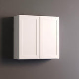 Hampton Bay Courtland Shaker Wall Kitchen Cabinet in Polar White