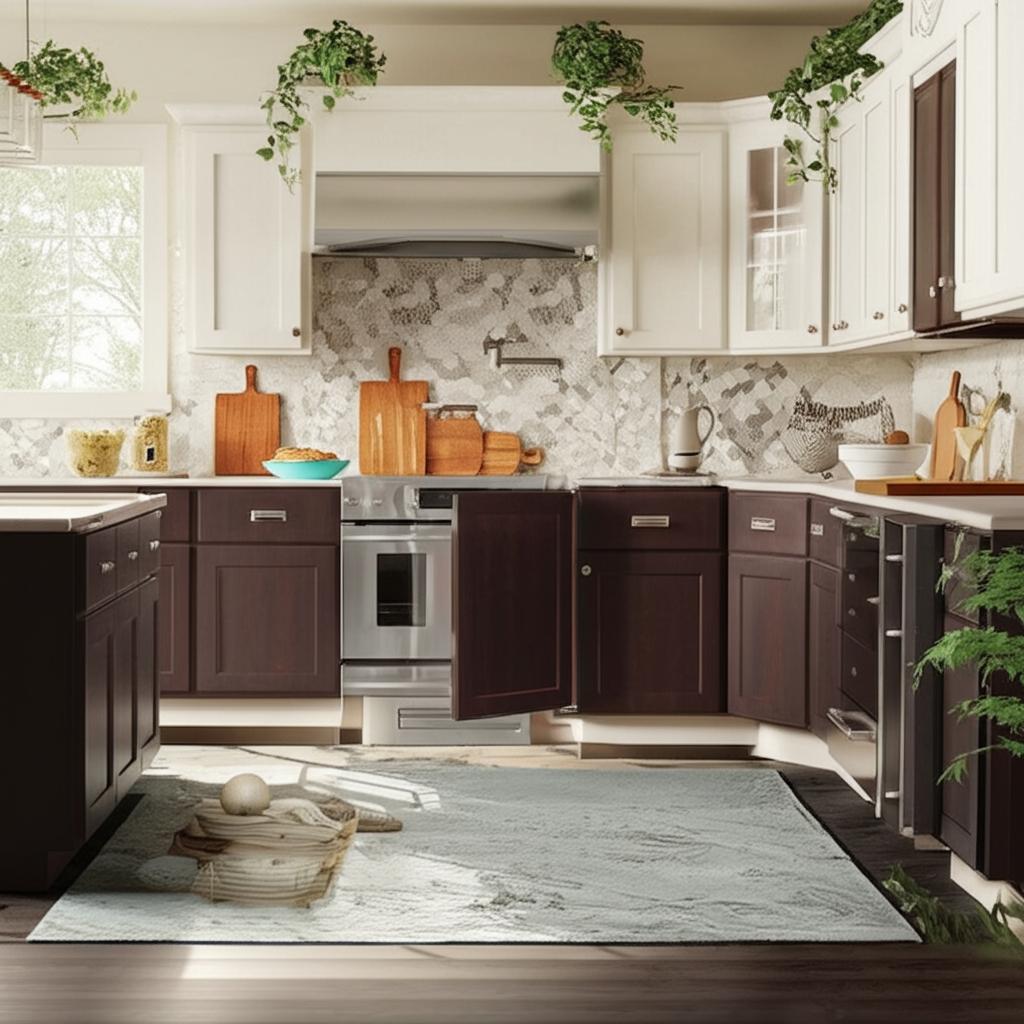 Hampton Bay Shaker Base Kitchen Cabinet in Java - 15 in. W x 24 in. D x 34.5 in. H