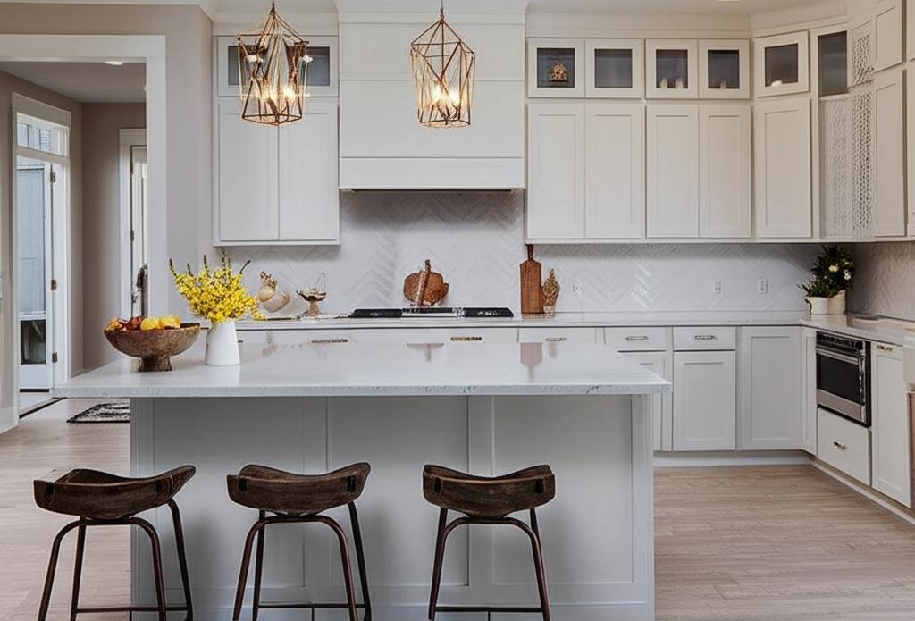 Hampton Bay Westfield Feather White Shaker Base Kitchen Cabinet