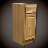 Hampton Bay Natural Hickory Base Kitchen Cabinet with Ball-Bearing Glides