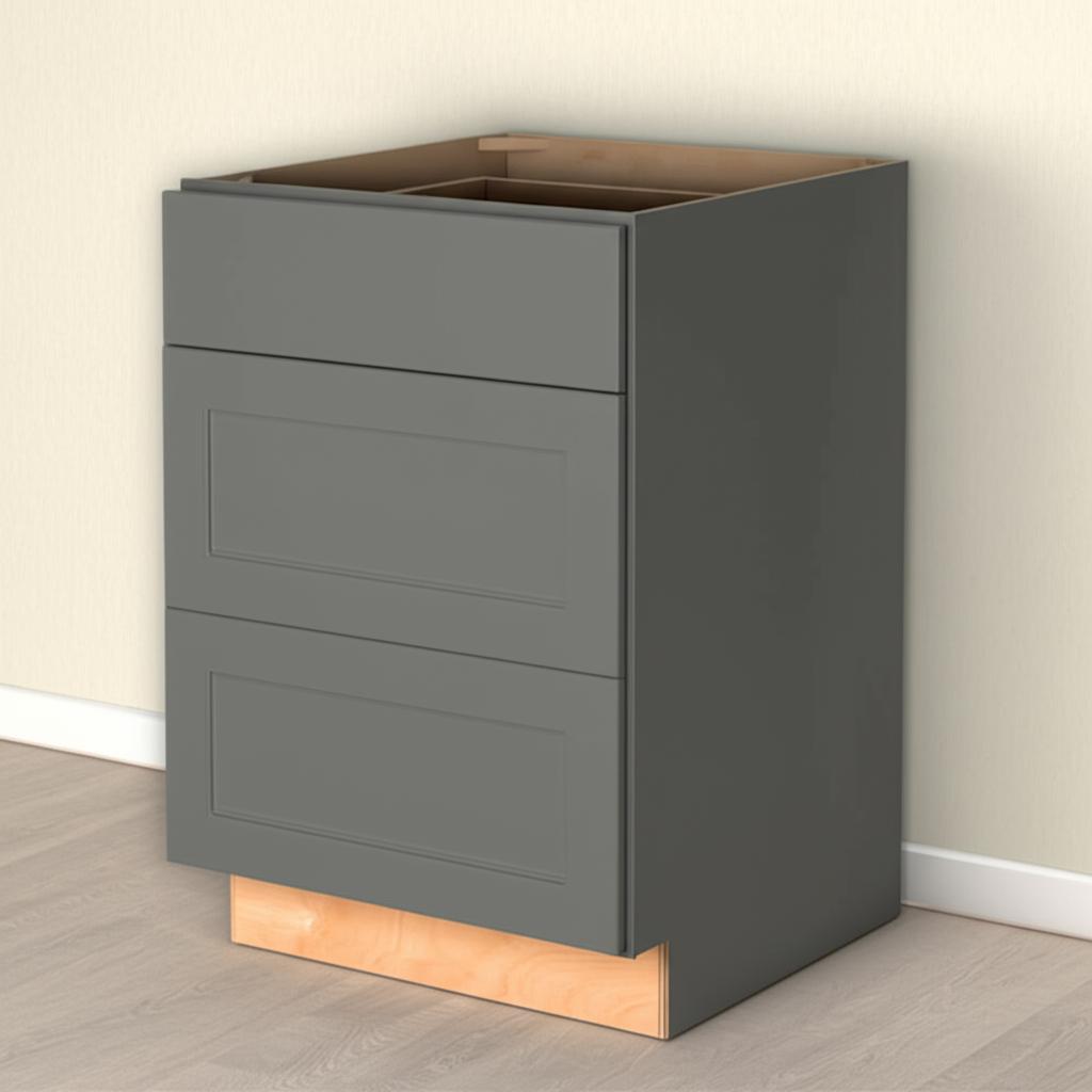 Hampton Bay Avondale 24-inch Fern Green Shaker Base Kitchen Cabinet