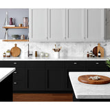 Hampton Bay Avondale 21 in. W x 24 in. D x 34.5 in. H Ready-to-Assemble Plywood Shaker Base Kitchen Cabinet in Raven Black