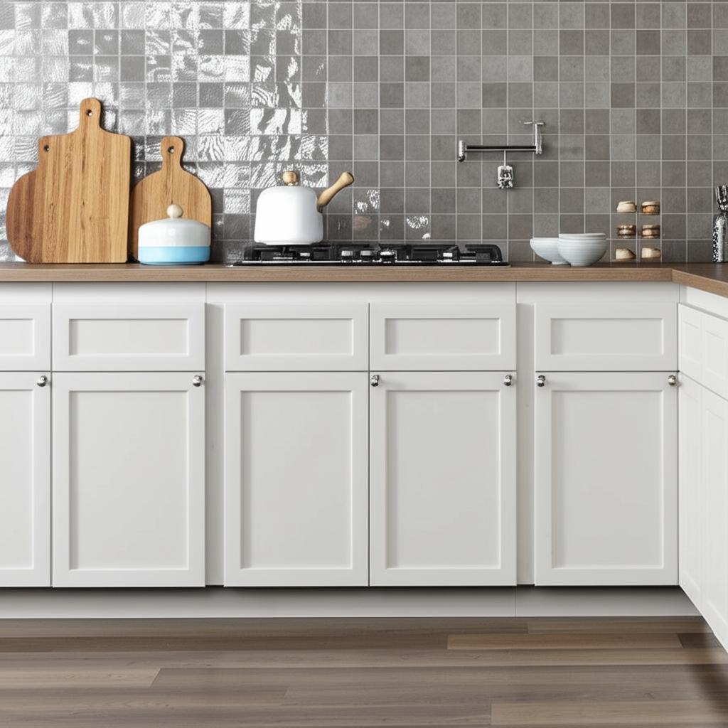 Hampton Bay Designer Series Melvern Assembled Base Kitchen Cabinet in White