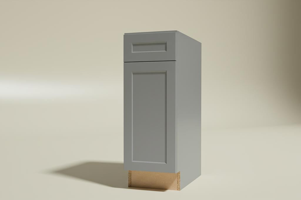 Hampton Bay Designer Series Melvern Storm Gray Shaker Assembled Base Kitchen Cabinet