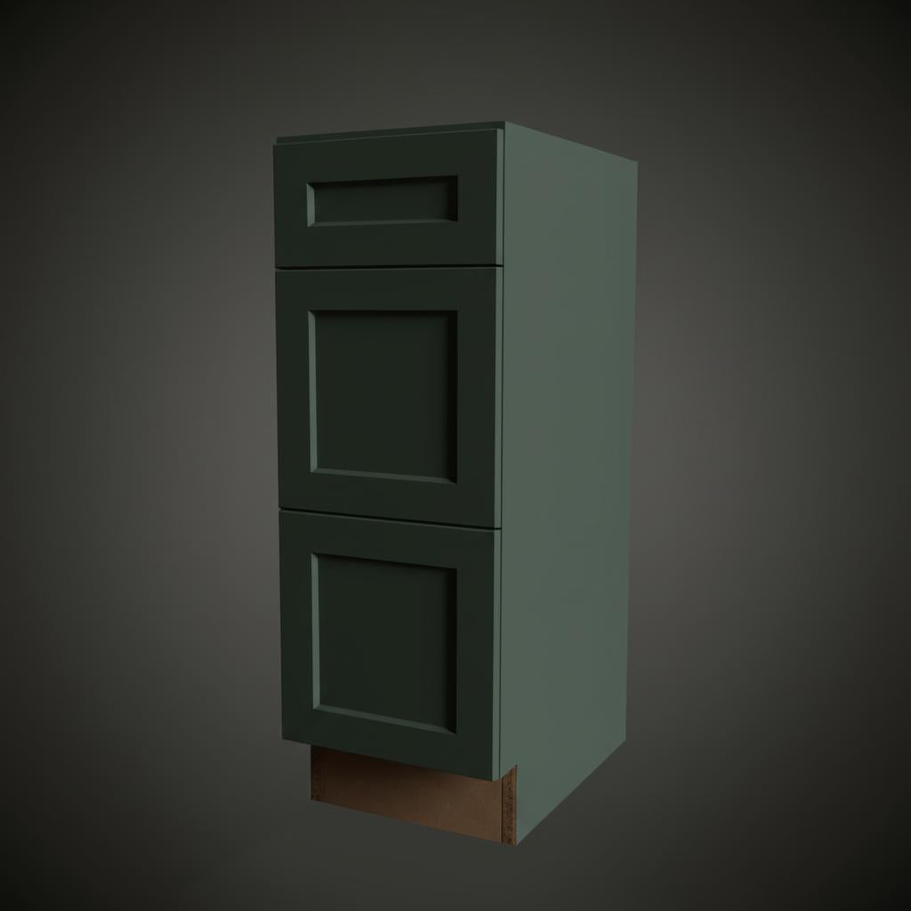 Hampton Bay Designer Series Melvern Shaker Base Kitchen Cabinet in Forest