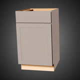 Hampton Bay Courtland Shaker Base Kitchen Cabinet in Sterling Gray