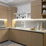 Hampton Bay Shaker Ready-to-Assemble Wall Flex Shelf in Satin White