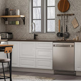 Hampton Bay Designer Series Elgin Assembled Drawer Base Kitchen Cabinet in White