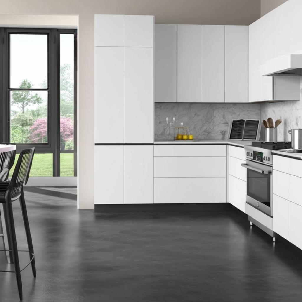 Hampton Bay Designer Series Edgeley Pots and Pans Drawer Base Kitchen Cabinet in White