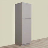 Hampton Bay Edson Shaker Assembled Pantry Cabinet in Gray