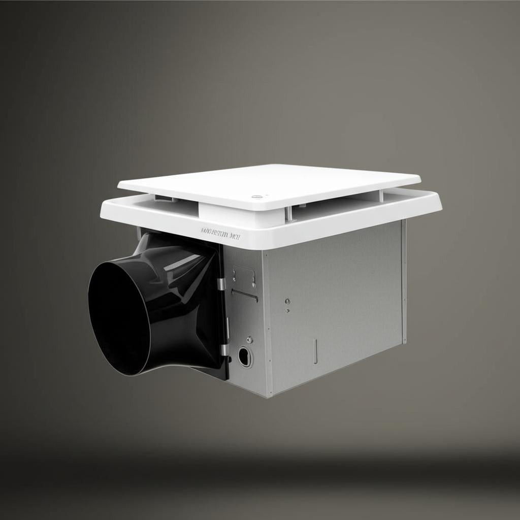 Hampton Bay 80/110 CFM Ceiling Mount Bathroom Exhaust Fan with Motion and Humidity Sensor