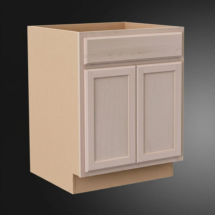 Hampton Bay 27 in. W x 24 in. D x 34.5 in. H Unfinished Base Kitchen Cabinet