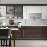 Hampton Bay Benton Base Cabinet with Soft Close Drawer in Butterscotch