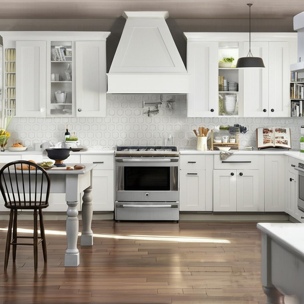 Hampton Bay Shaker 18 in. Satin White Base Kitchen Cabinet