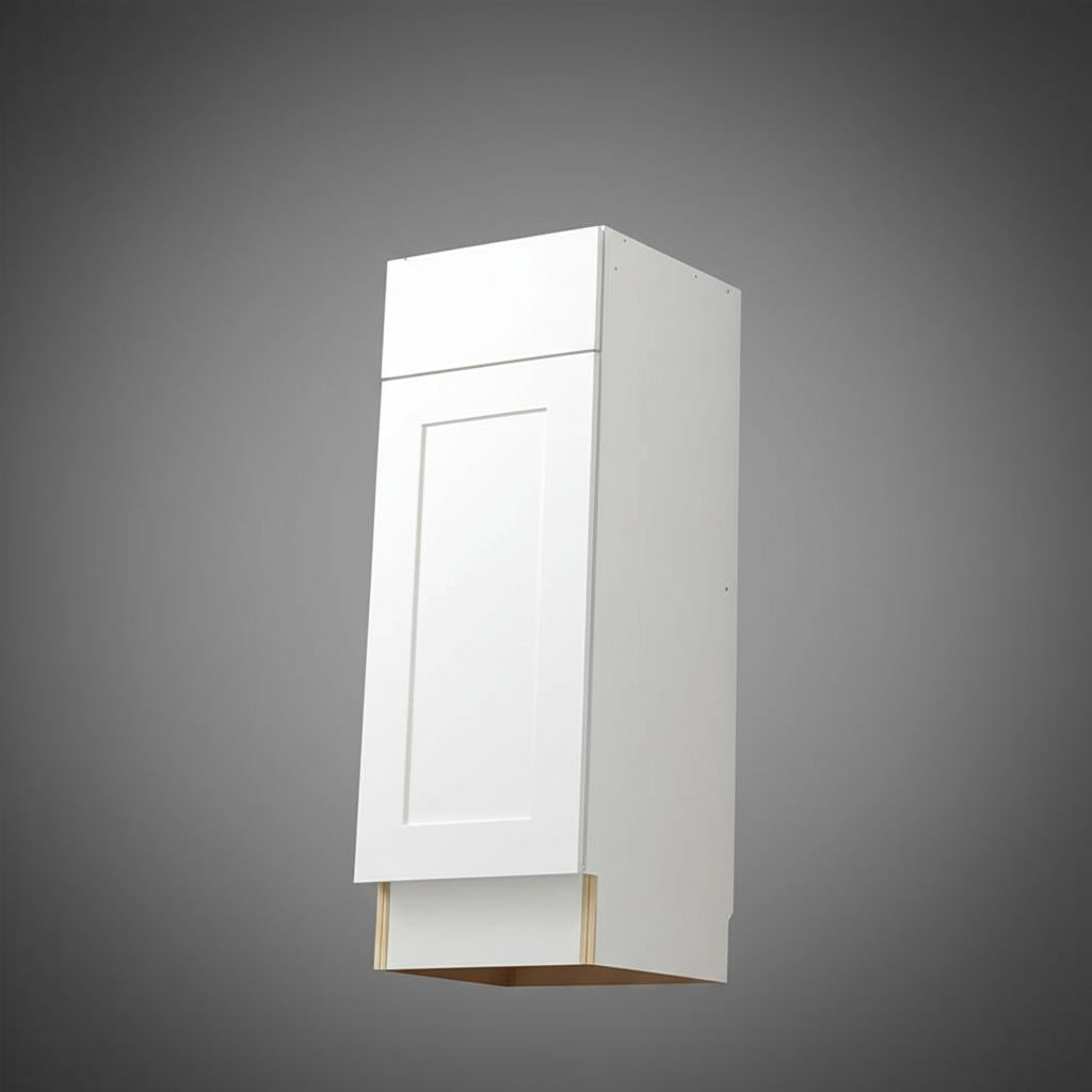 Hampton Bay Cambridge White Shaker Assembled Base Kitchen Cabinet with Soft Close Features