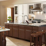 Hampton Bay Hampton Cognac Base Kitchen Cabinet with Ball-Bearing Drawer Glides