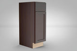 Hampton Bay Shaker Java Base Kitchen Cabinet with Ball-Bearing Drawer Glides