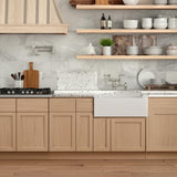 Hampton Bay Sinclair 12 in. W x 24 in. D x 34.5 in. H Assembled Base Cabinet in Shaker Light Oak