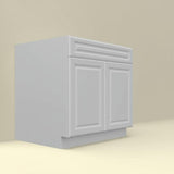 Hampton Bay Designer Series Elgin Assembled Base Kitchen Cabinet in White