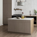 Hampton Bay Designer Series Edgeley Driftwood Base Kitchen Cabinet