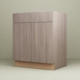Hampton Bay Designer Series Edgeley Driftwood Base Kitchen Cabinet