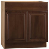 Hampton Bay Benton Base Cabinet with Soft Close Drawer in Butterscotch