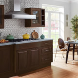 Hampton Bay Benton Base Cabinet with Soft Close Drawer in Butterscotch