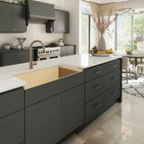 Hampton Bay Avondale 36-inch Fern Green Shaker Cooktop Base Cabinet