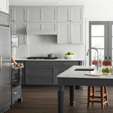 Hampton Bay Avondale 36" Dove Gray Shaker Base Cabinet