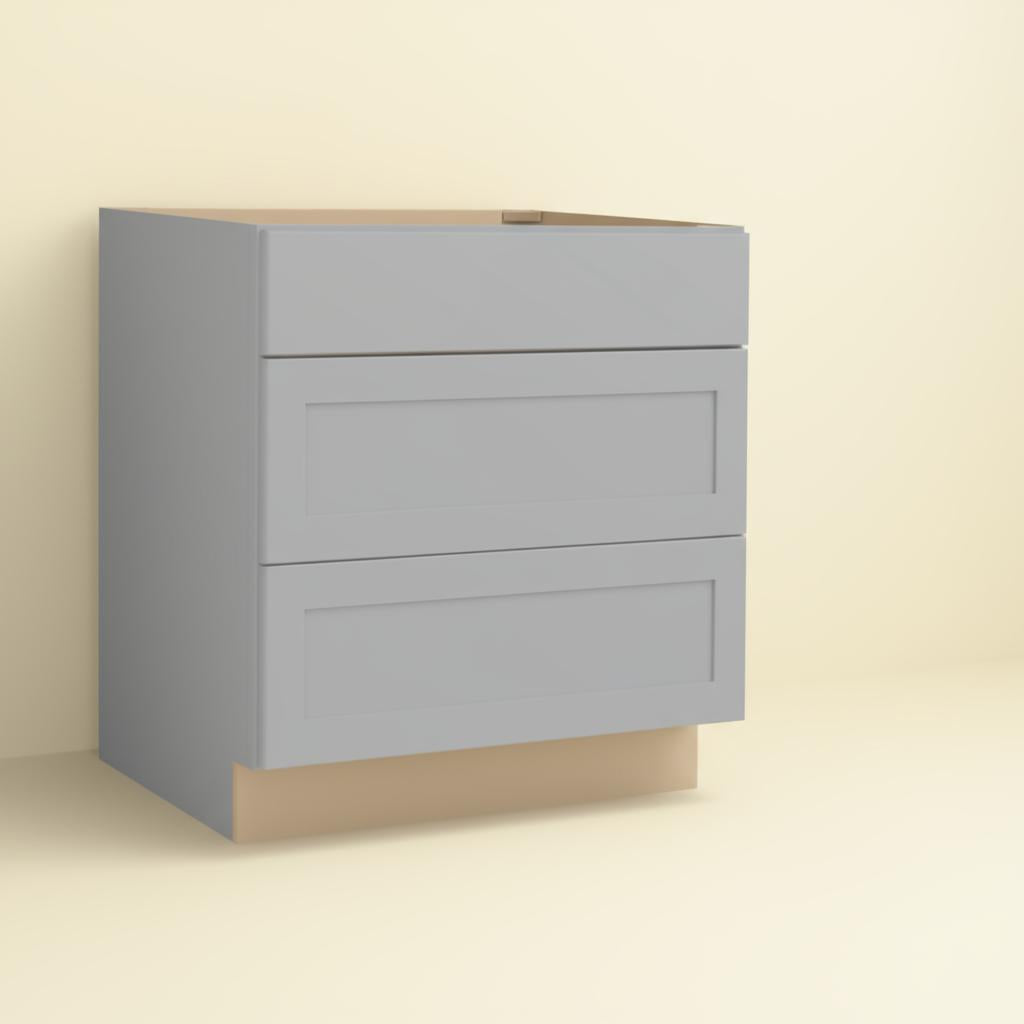 Hampton Bay Avondale 36" Dove Gray Shaker Base Cabinet