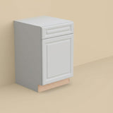 Hampton Bay Designer Series Elgin Base Kitchen Cabinet in Heron Gray