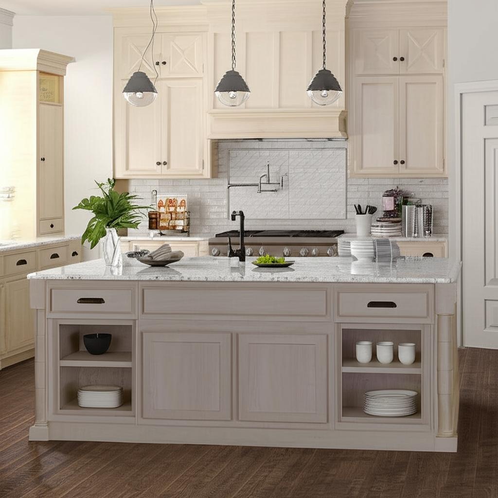 Hampton Bay 36-inch Unfinished Sink Base Kitchen Cabinet with Recessed Panel